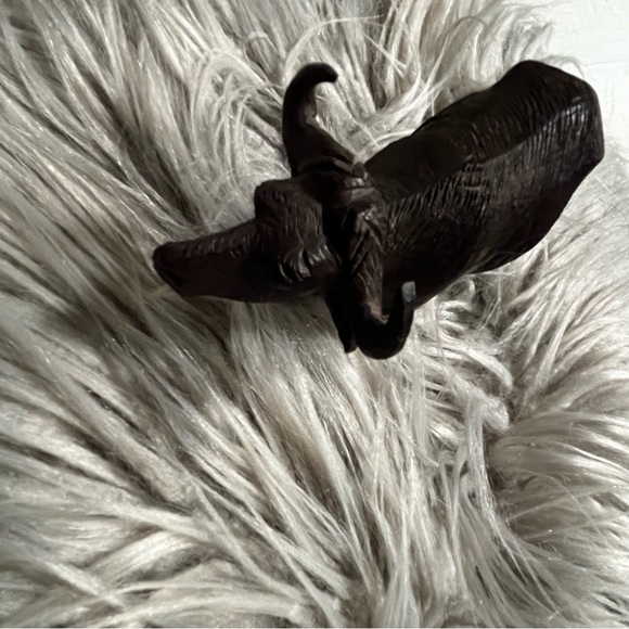 ηεψ African Cape Buffalo Vintage Solid Intricate Hand-Carved Namibian Waxed Wood - Picture 8 of 16